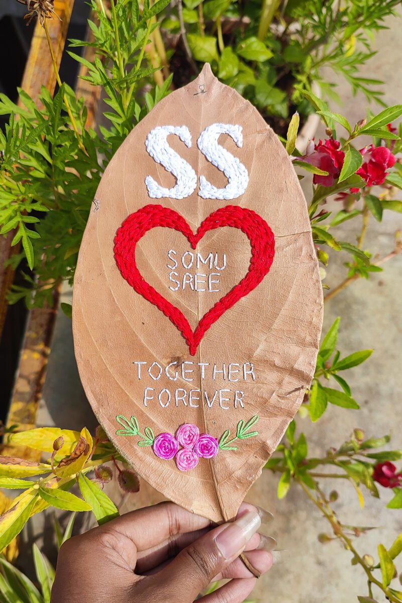 Forever Yours - Special Anniversary/Wedding Leaf Art Gifts